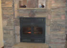 The fireplace
